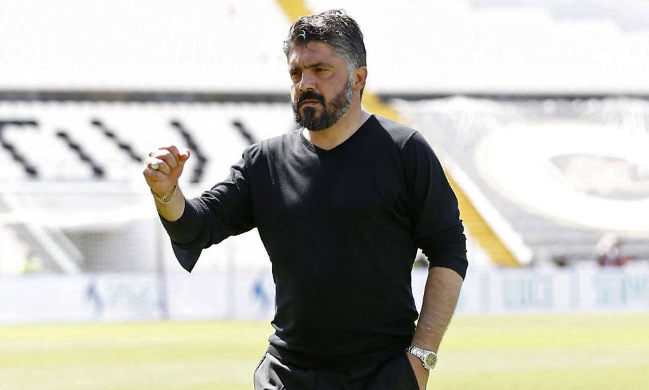 Gattuso alza la mano 