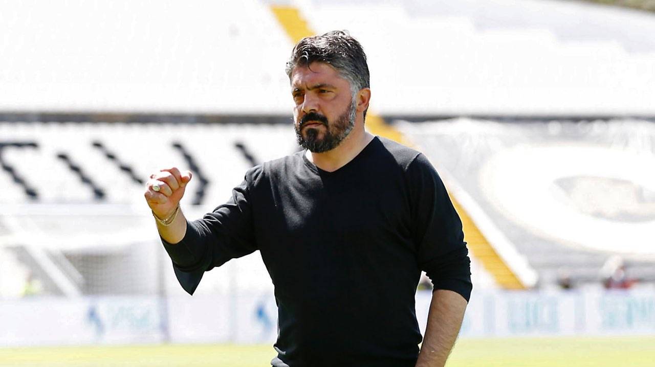 Gattuso in campo