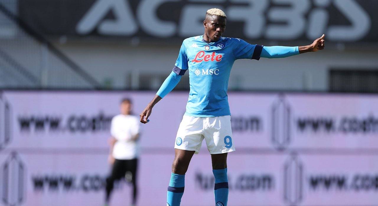 Osimhen in campo