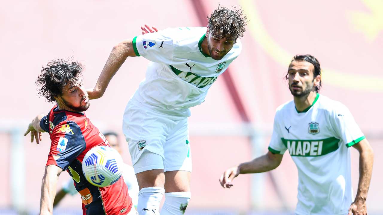 Genoa-Sassuolo in campo