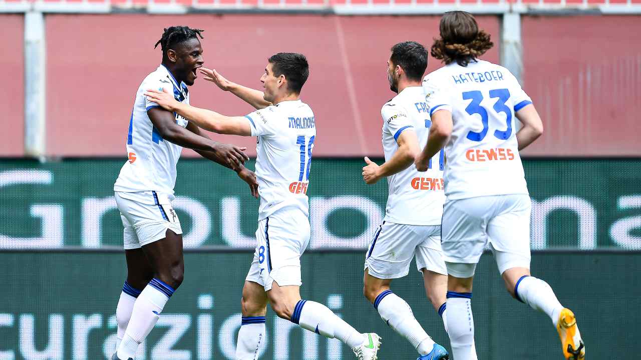 Genoa-Atalanta in campo