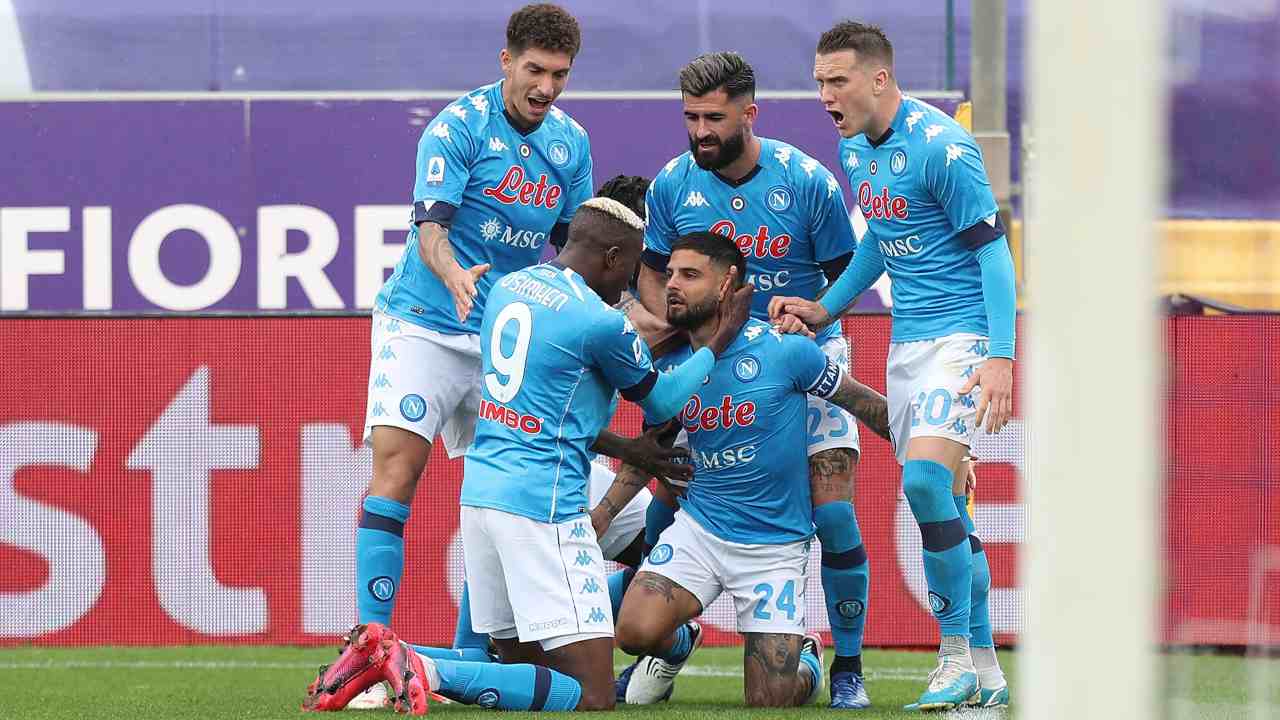 Napoli e Fiorentina in campo