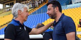 Sampdoria-Atalanta, D'Aversa e Gasperini si salutano prima di Parma-Atalanta