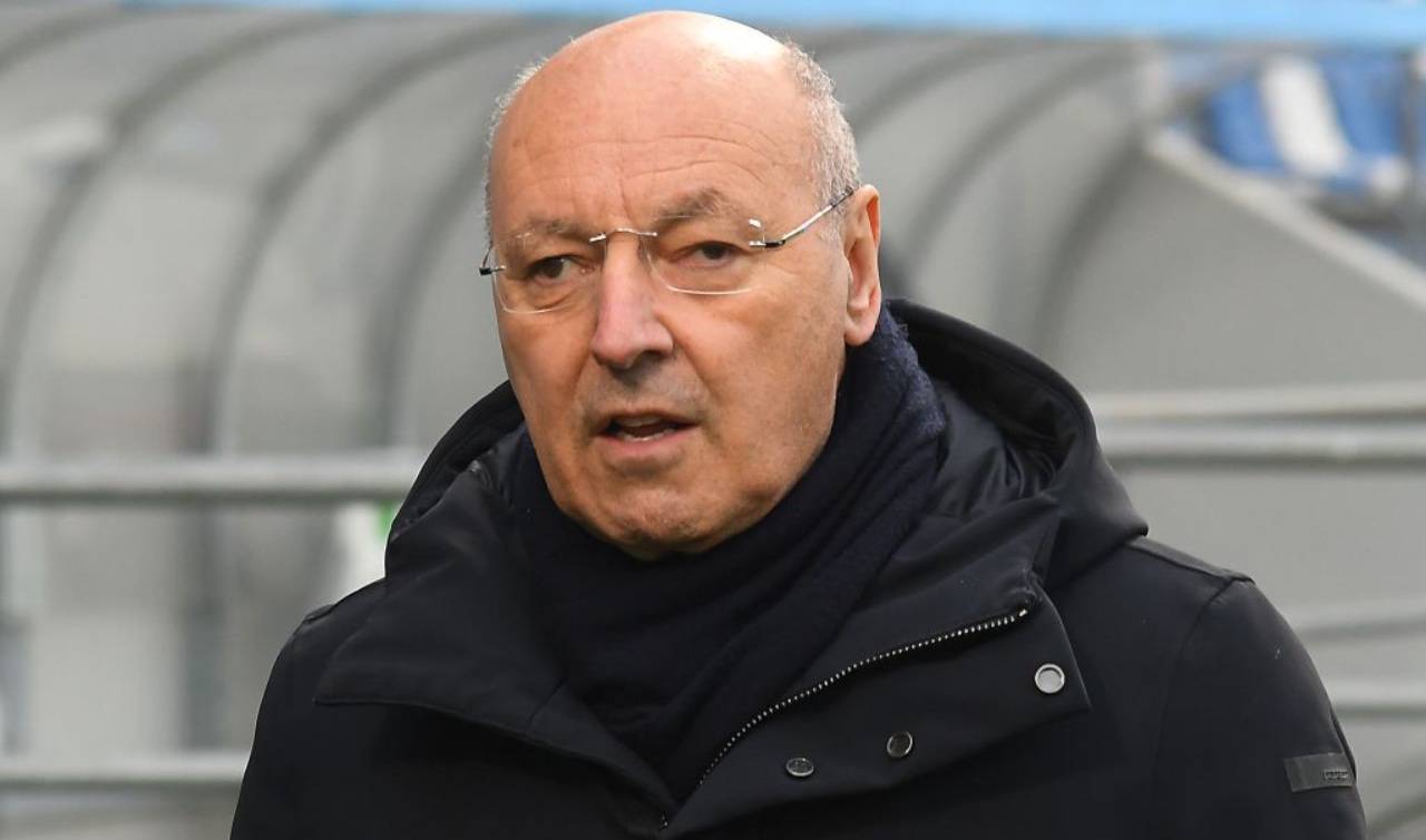 Marotta in panchina con l'Inter