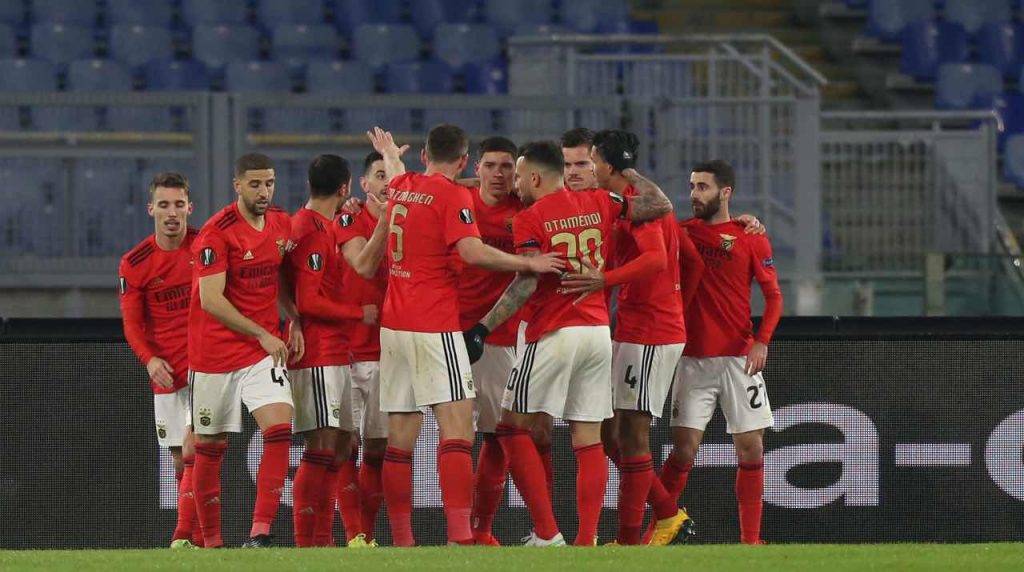 Il Benfica festeggia