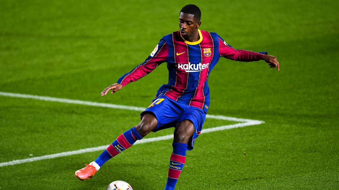 Ousmane Dembele in azione