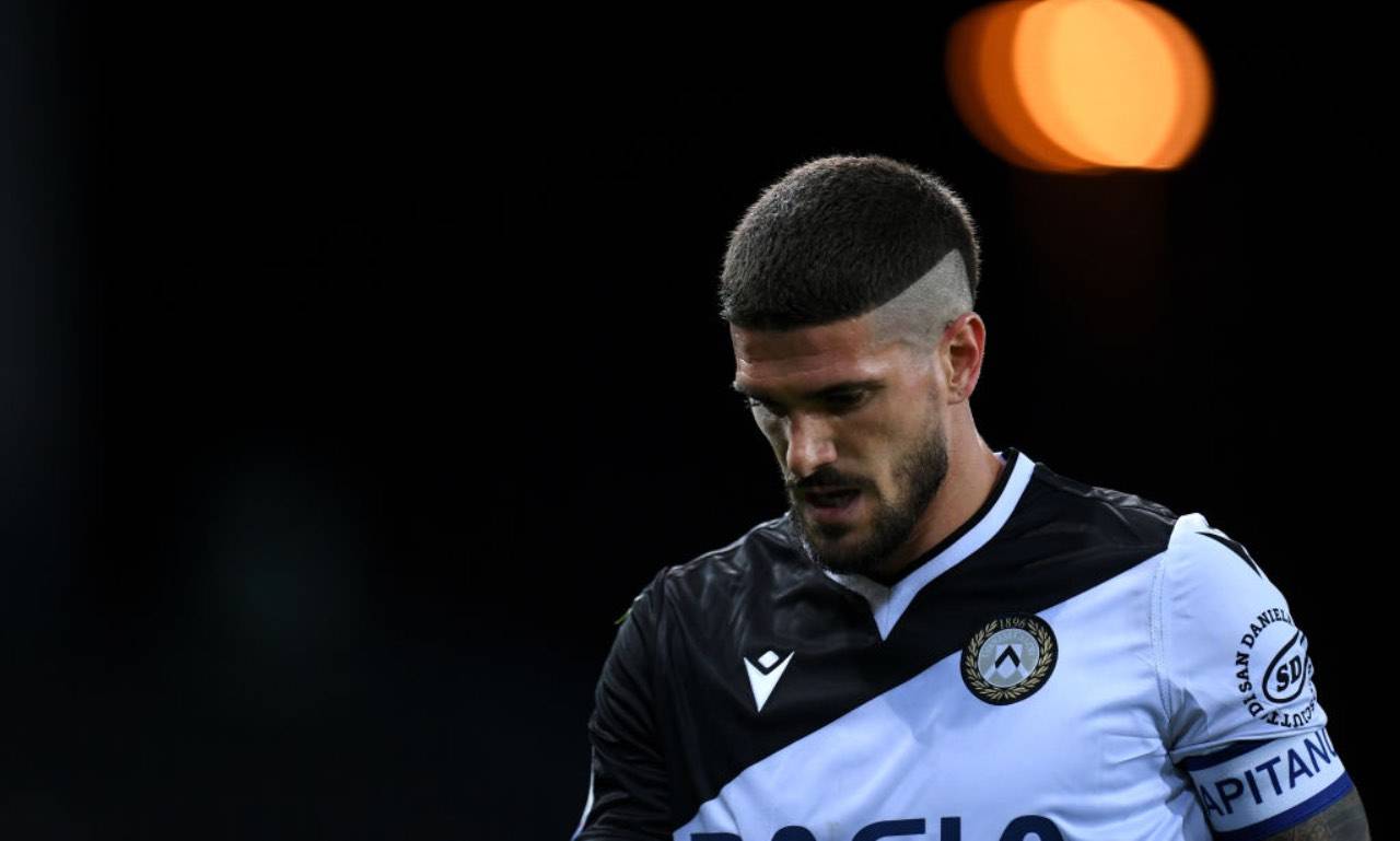Rodrigo De Paul in campo con l'Udinese