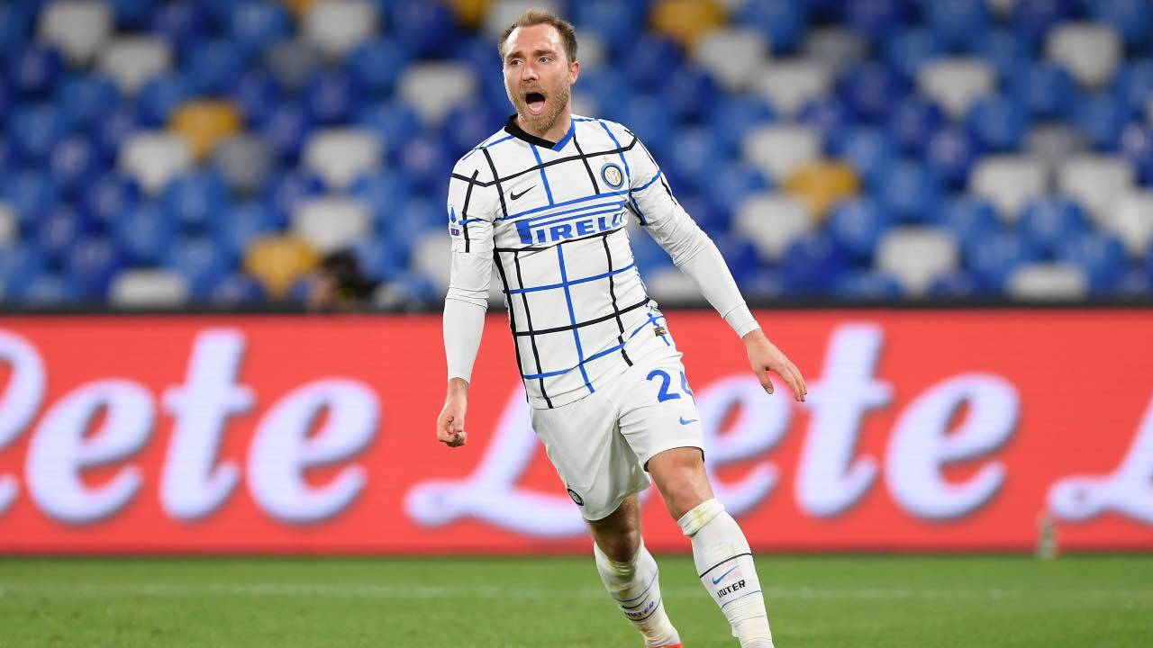Eriksen in campo