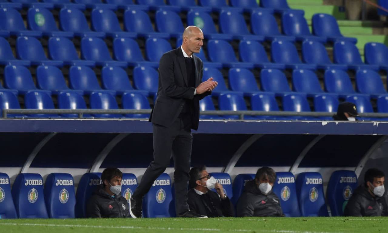 Zidane in Getafe-Real Madrid
