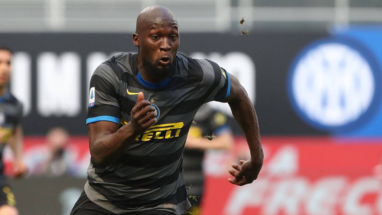 Romelu Lukaku in azione