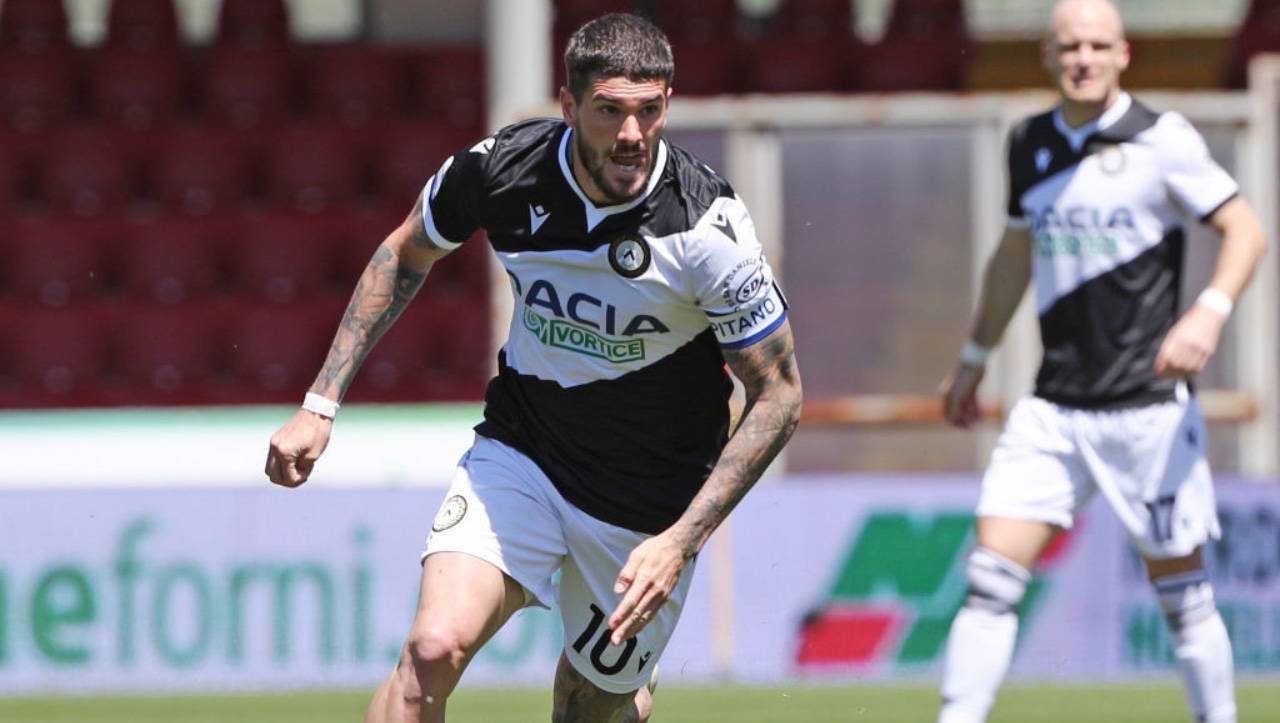 De Paul in azione con l'Udinese