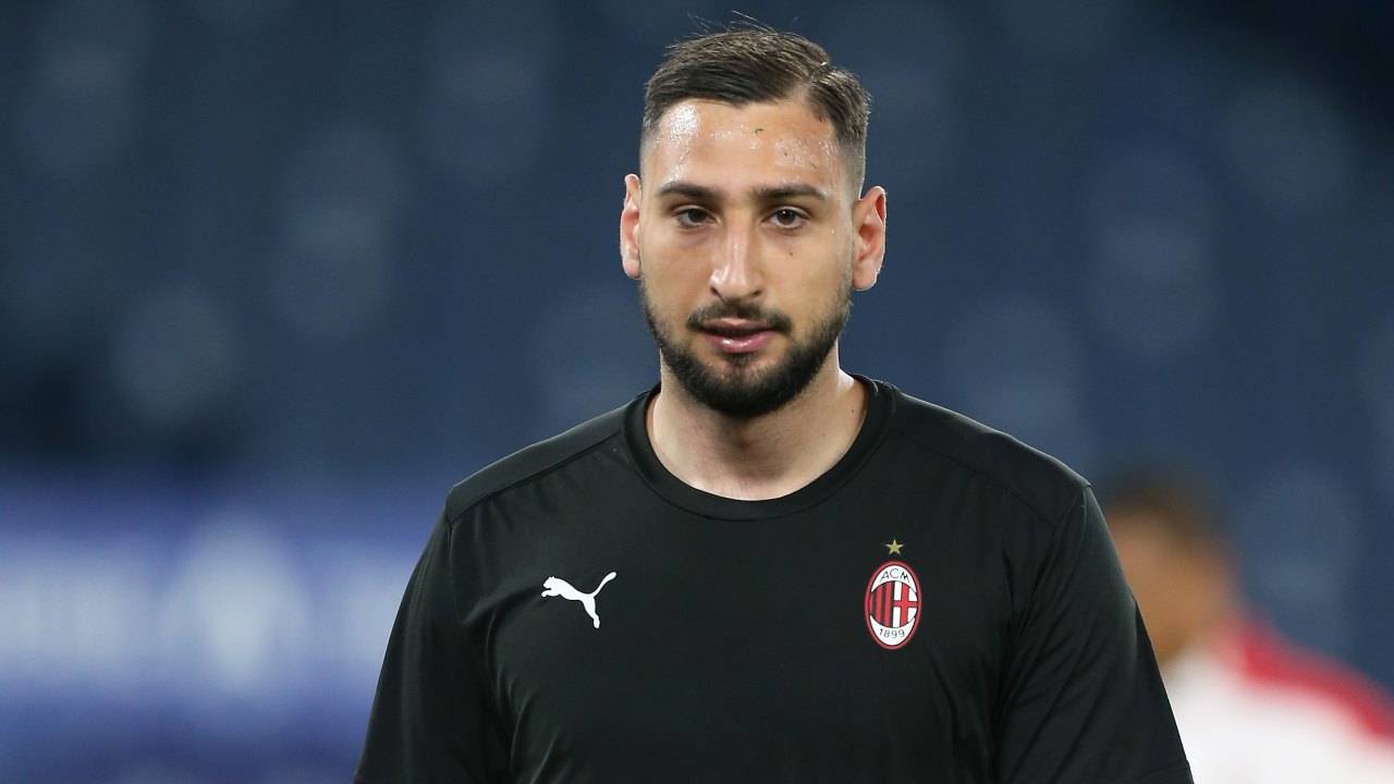 Gigio Donnarumma in campo