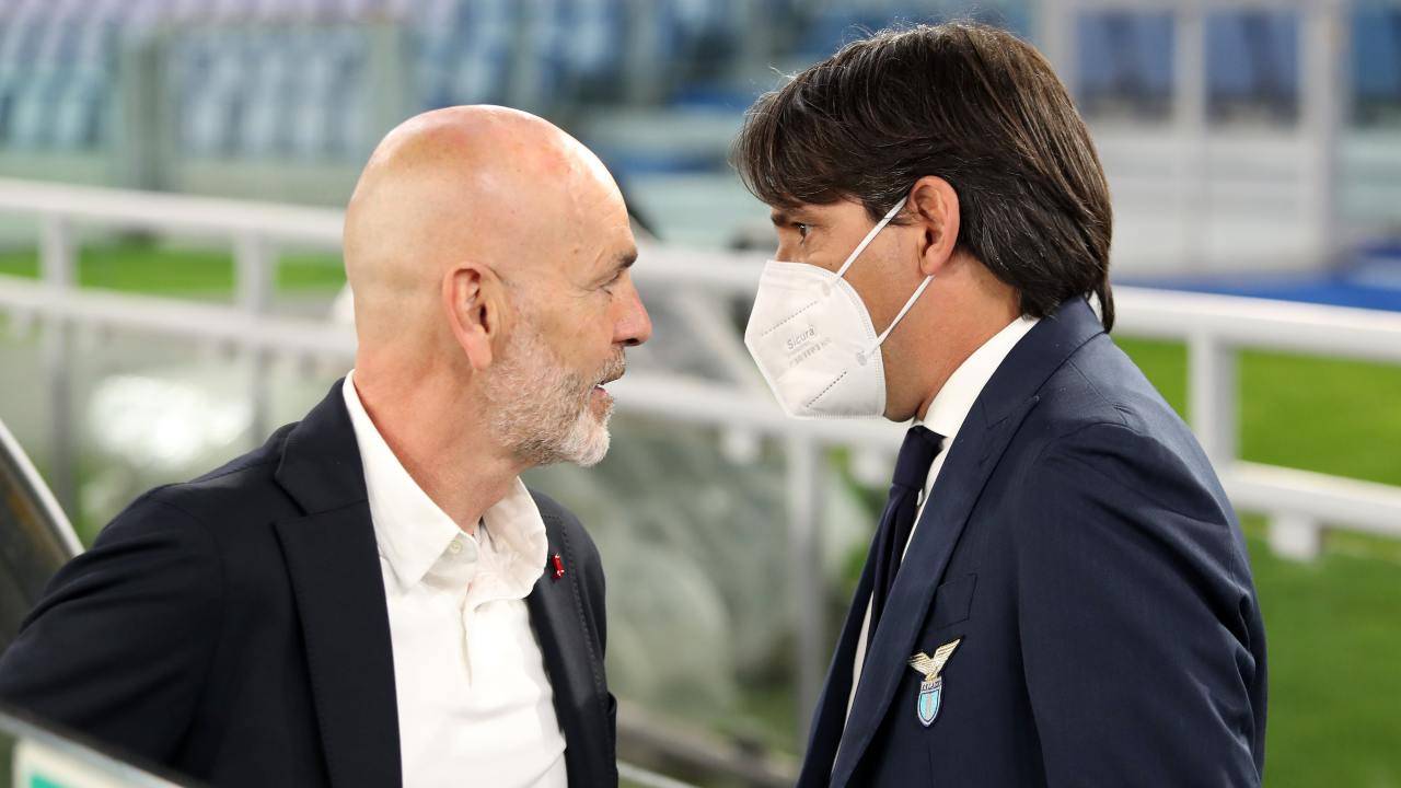 Pioli e Inzaghi a bordocampo