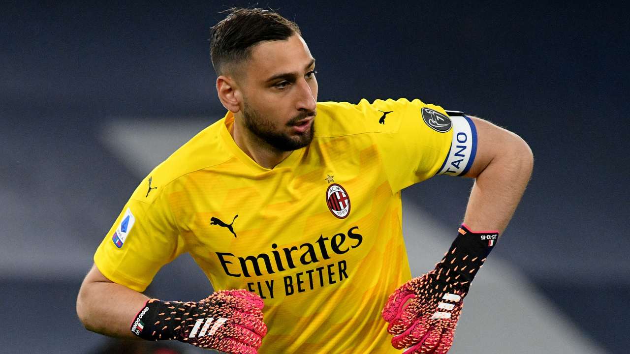 Gigio Donnarumma in campo