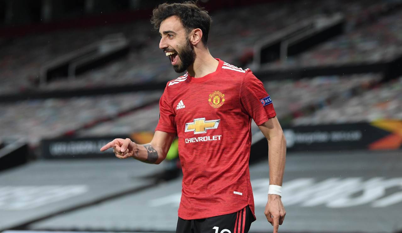 bruno fernandes festeggia