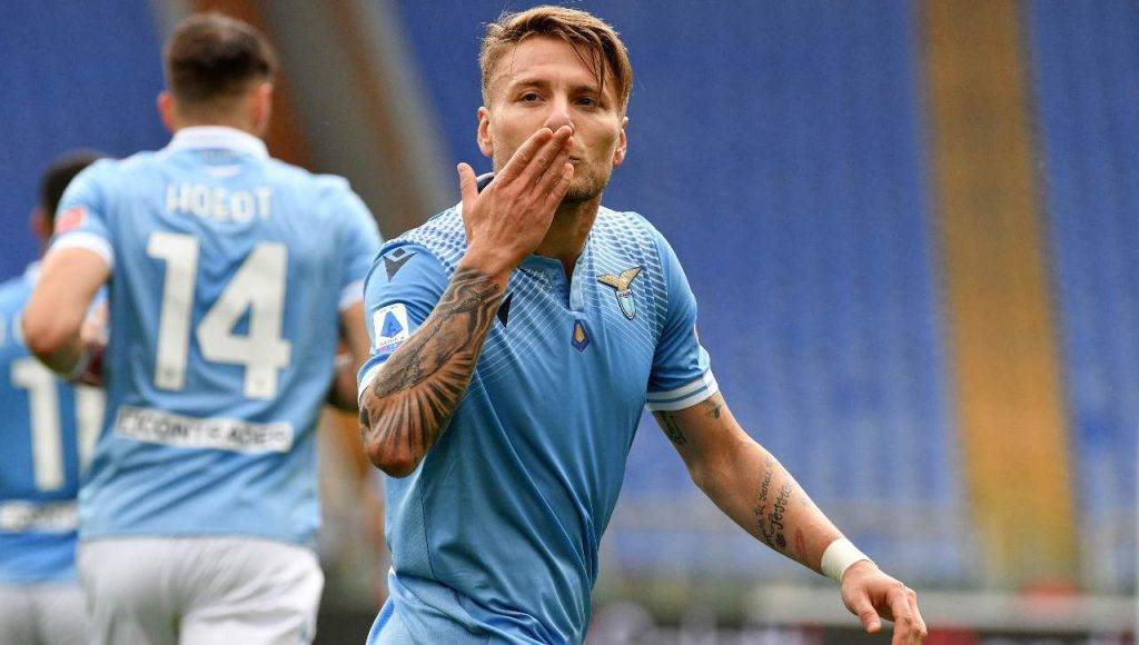 ciro immobile bacio