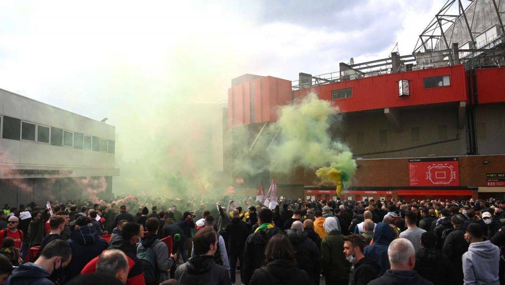 proteste manchester liverpool