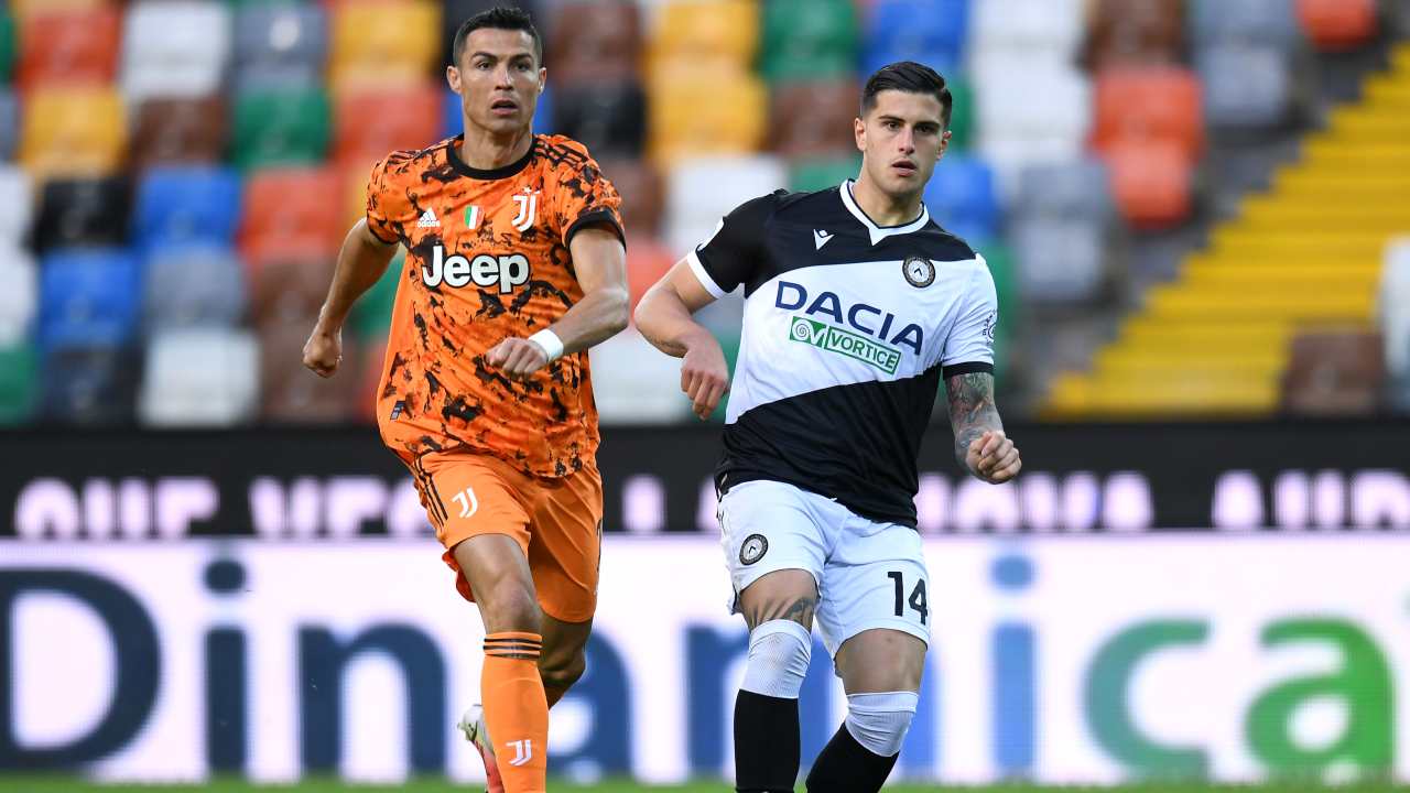 Udinese-Juventus in campo