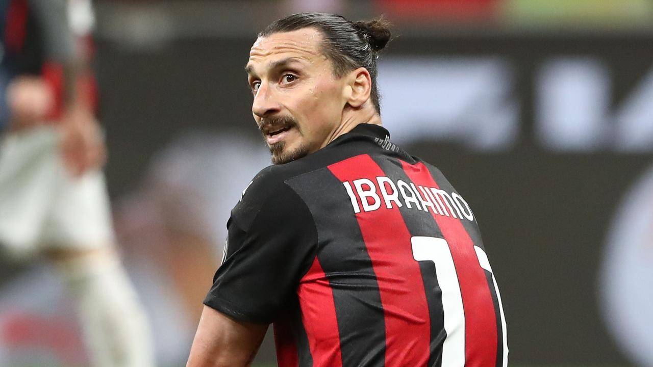 Zlatan Ibrahimovic in campo