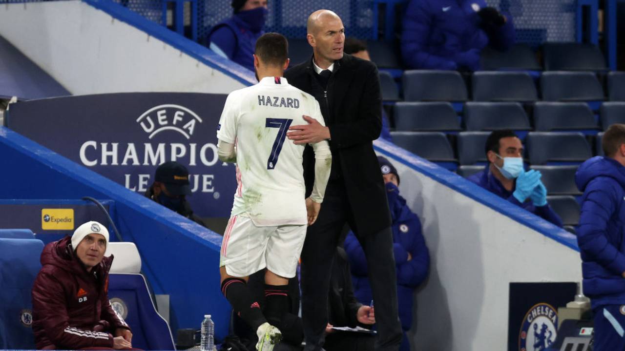 Hazard consolato da Zidane
