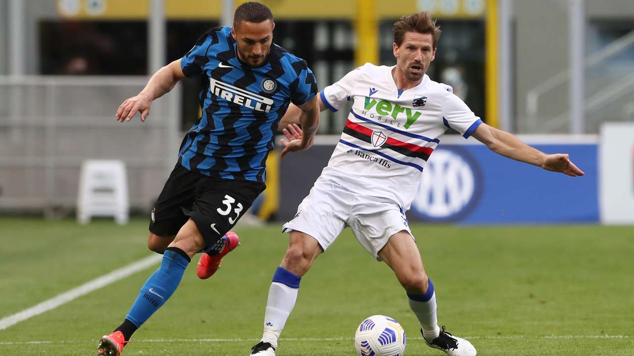 Inter-Sampdoria in campo