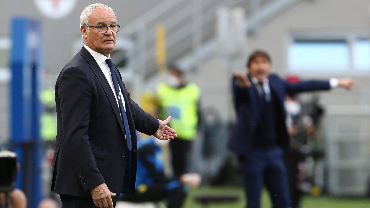 Claudio Ranieri a bordocampo