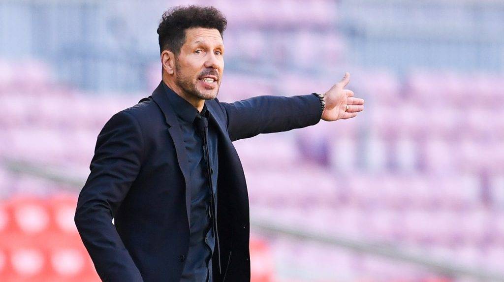 Simeone in campo