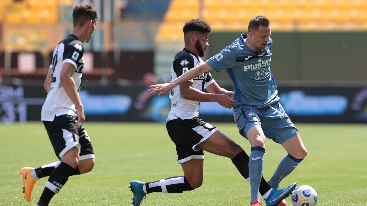 Parma-Atalanta in campo