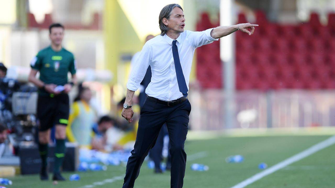 Filippo Inzaghi a bordocampo