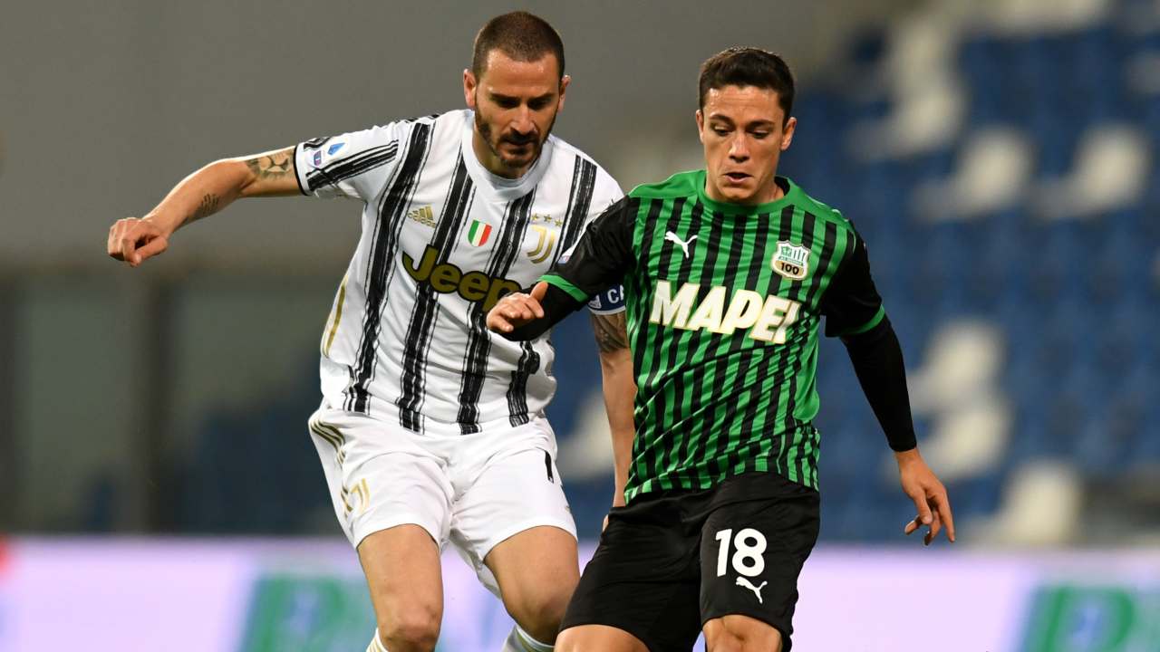 Sassuolo-Juventus in campo