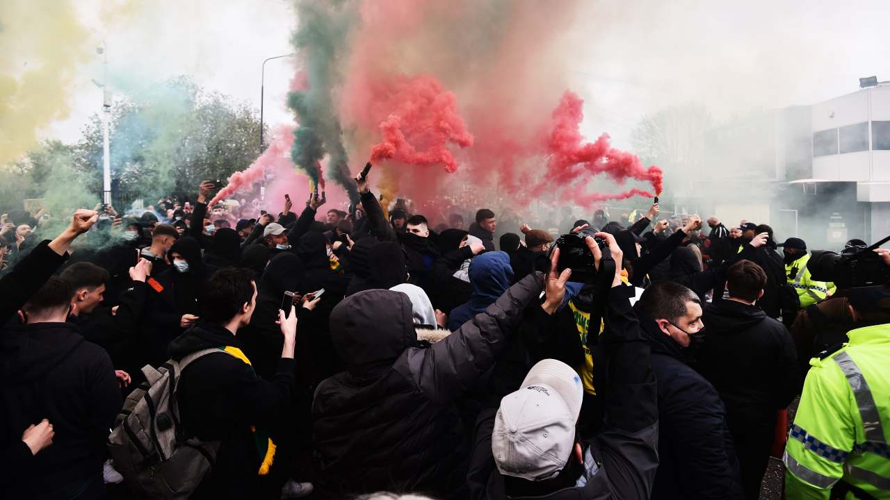 Esterno di Old Trafford