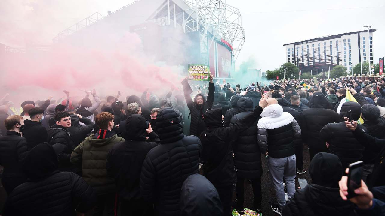 Esterno di Old Trafford