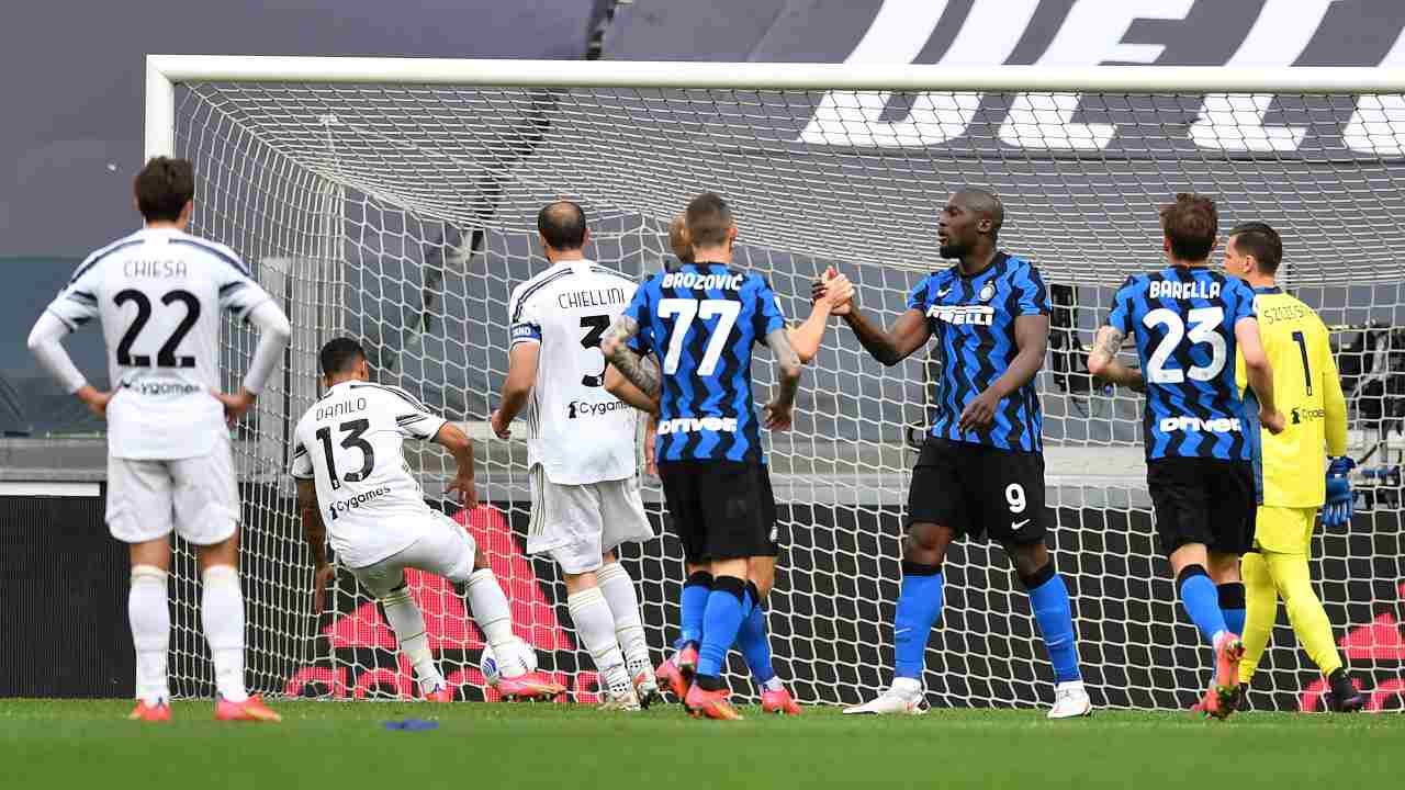 Esulta Lukaku dopo il gol