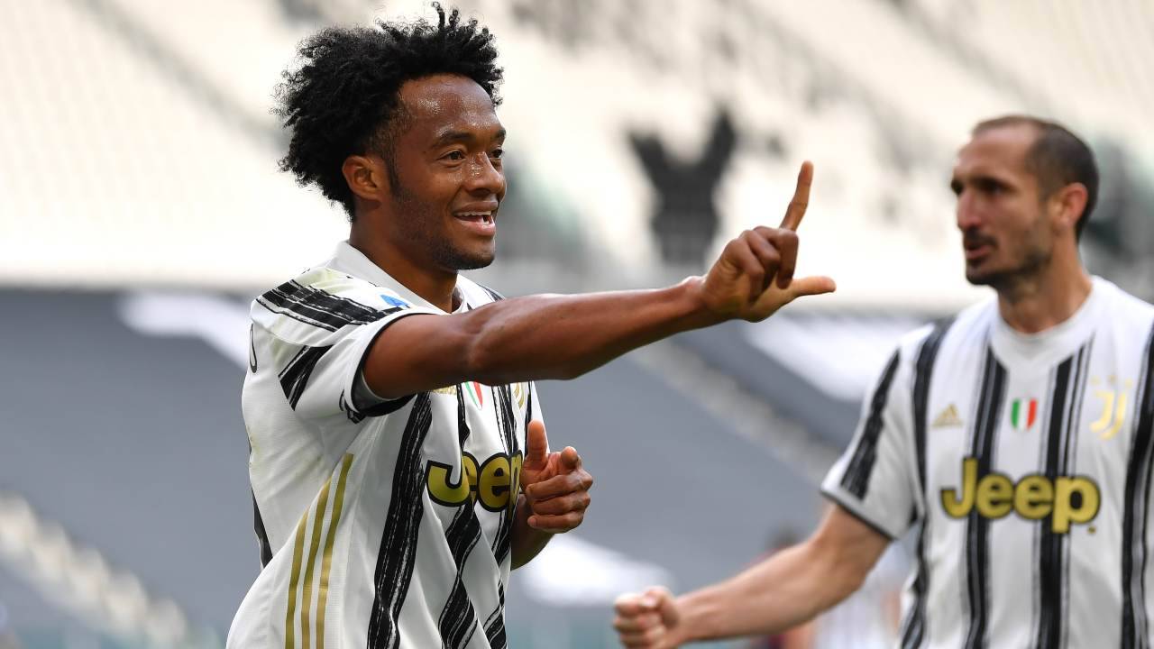 Juan Cuadrado in campo