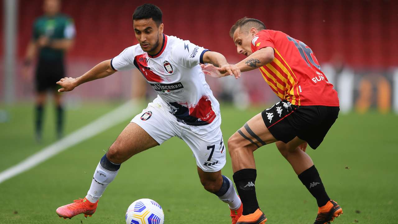 Benevento-Crotone in campo
