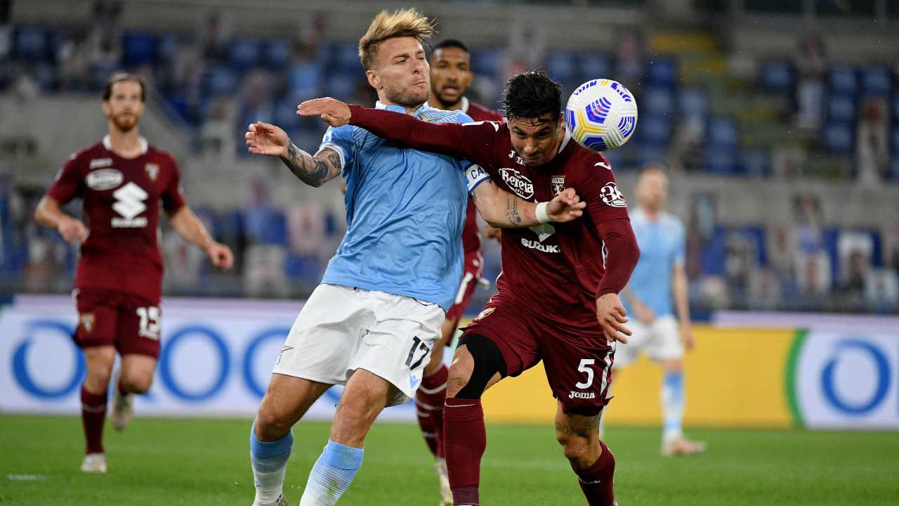 Lazio-Torino in campo