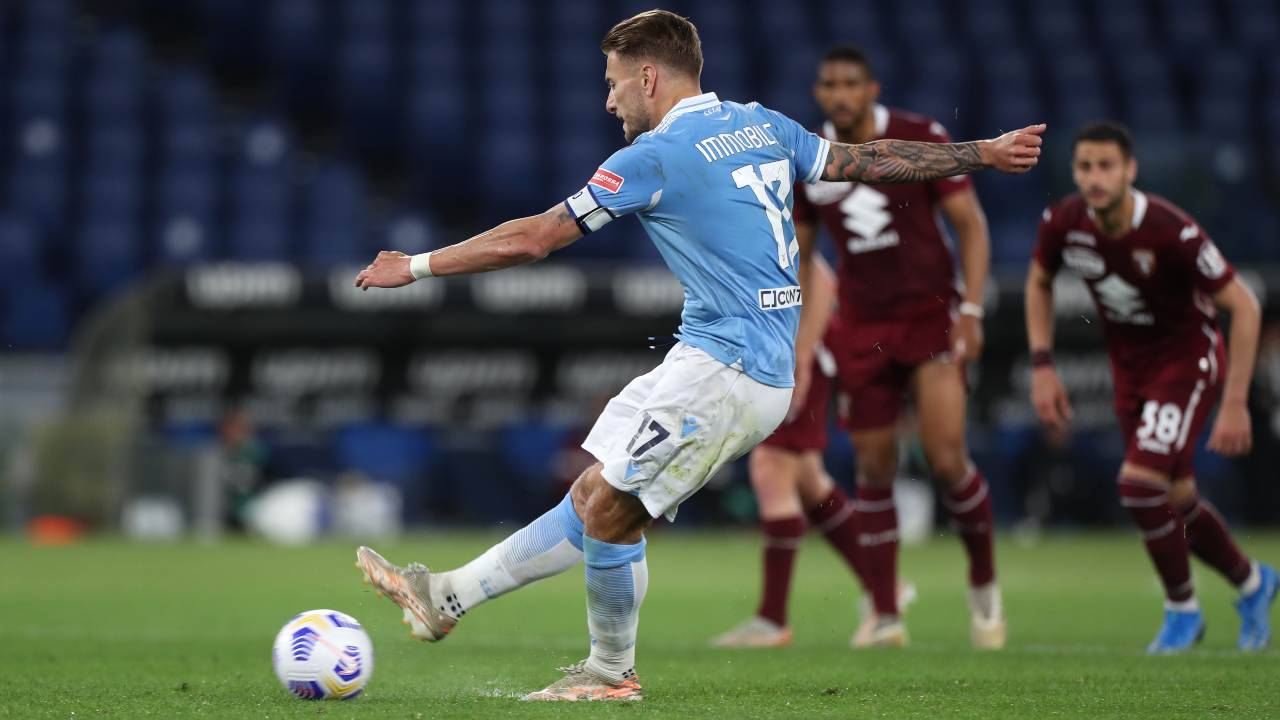 Ciro Immobile dal dischetto