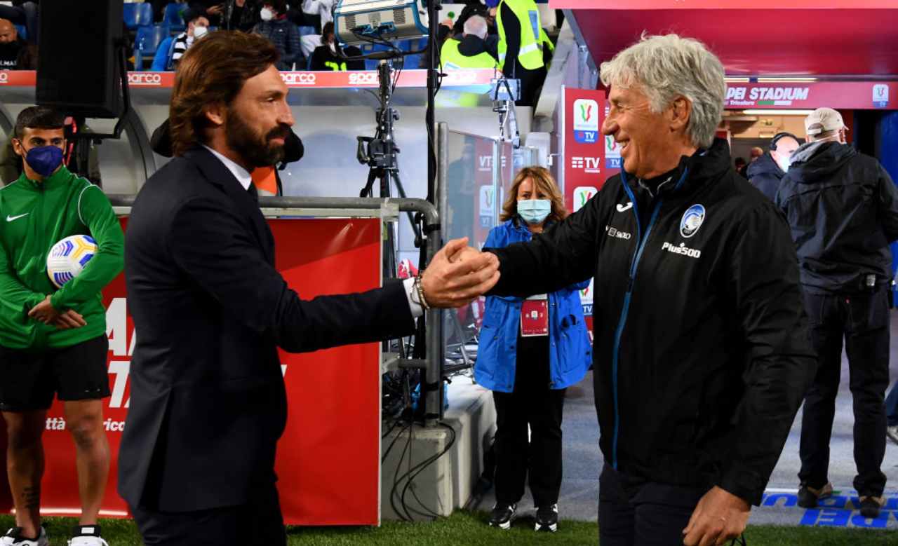 Pirlo saluta Gasperini