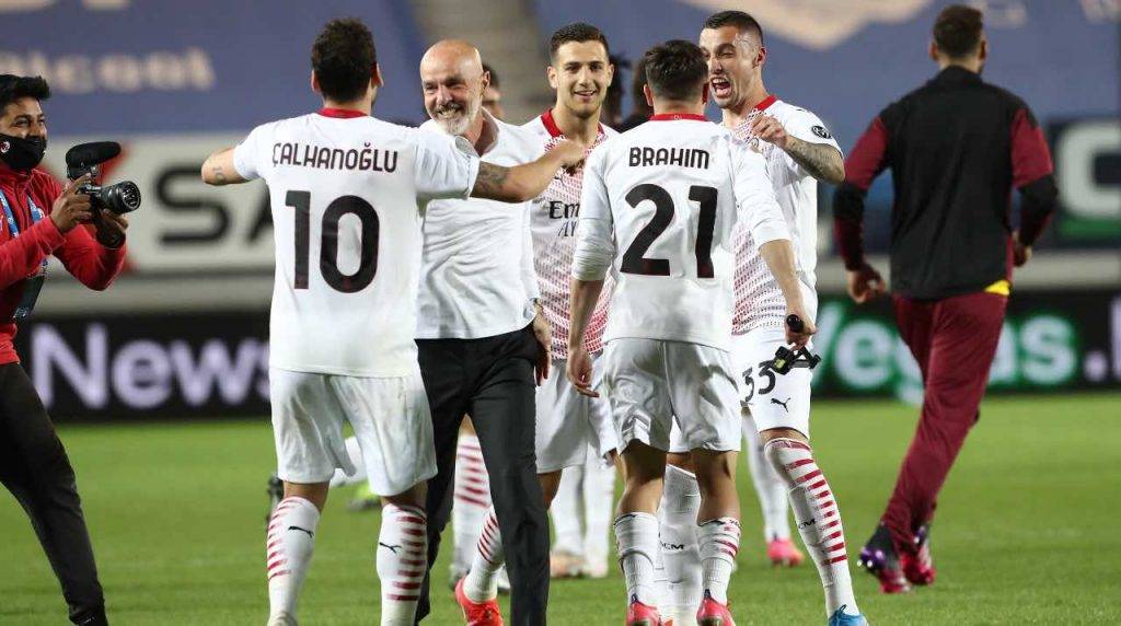 Milan festeggia per la Champions