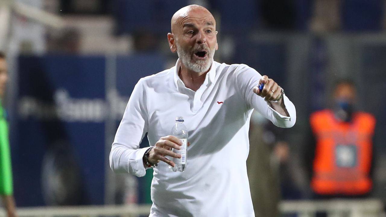 Stefano Pioli a bordocampo