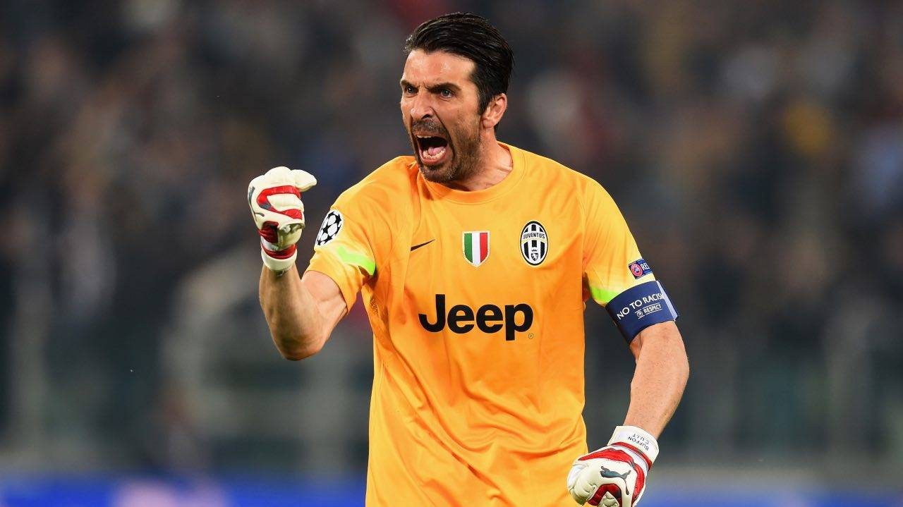 Buffon esulta