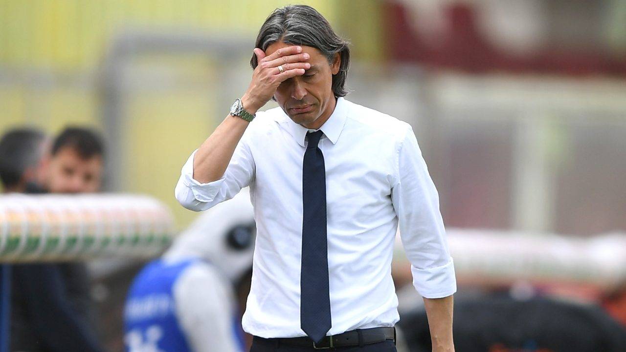 Inzaghi si tocca la fronte