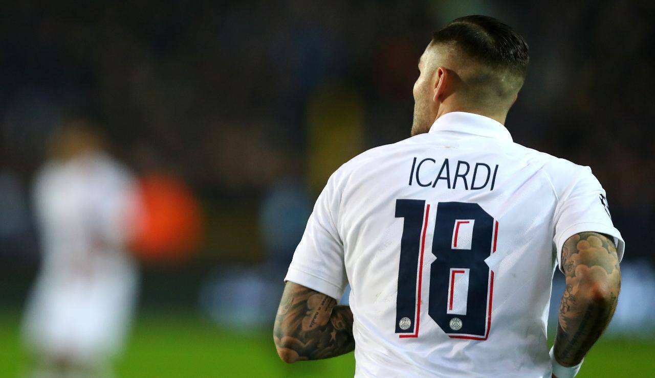 Mauro Icardi di spalle