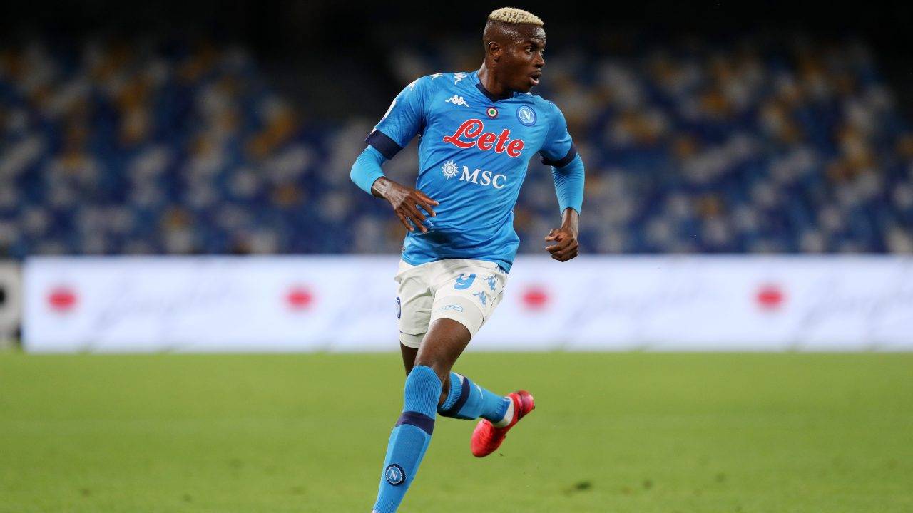 Victor Osimhen in azione