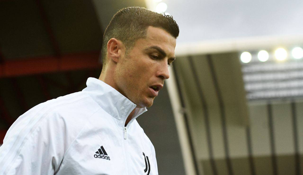 Cristiano Ronaldo entra in campo