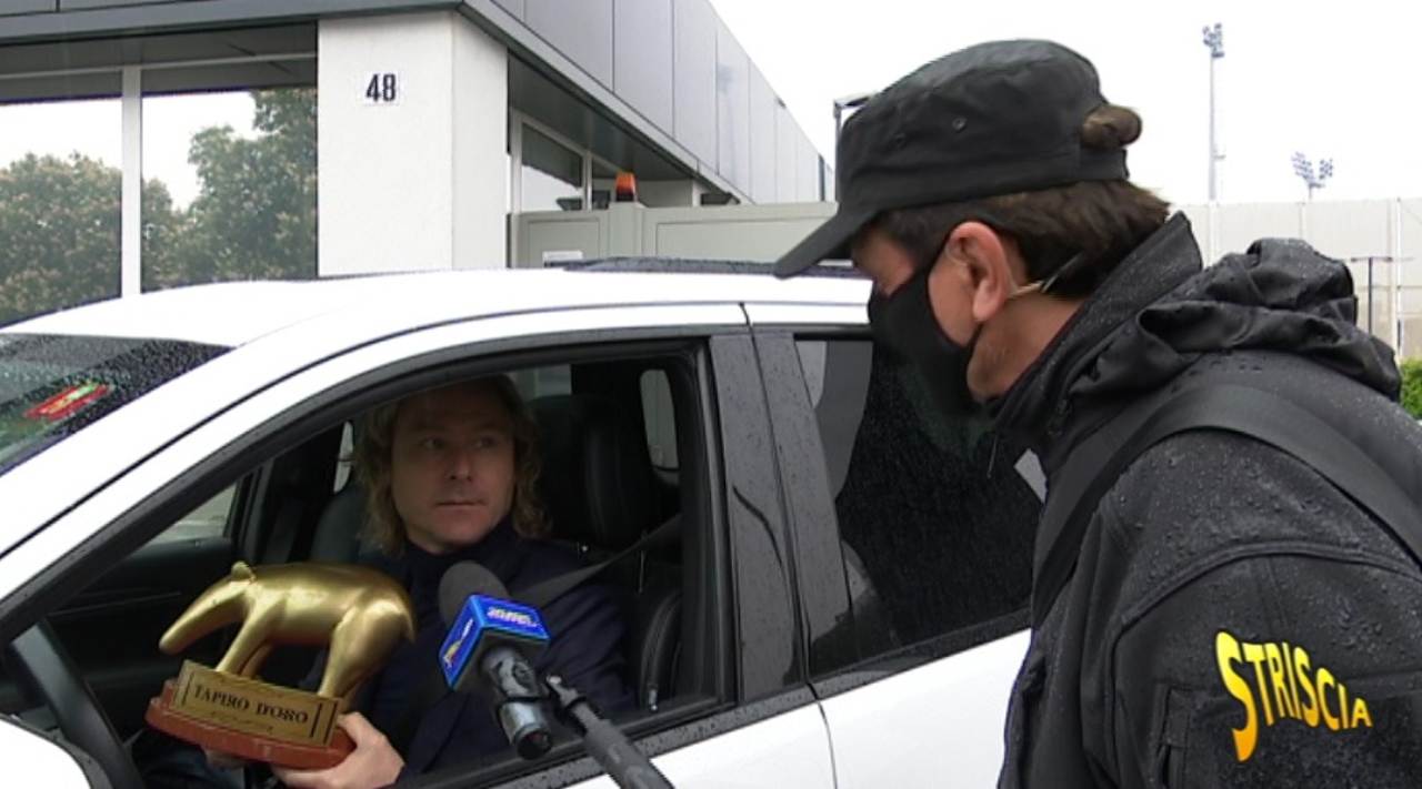 Pavel Nedved e Valerio Staffelli