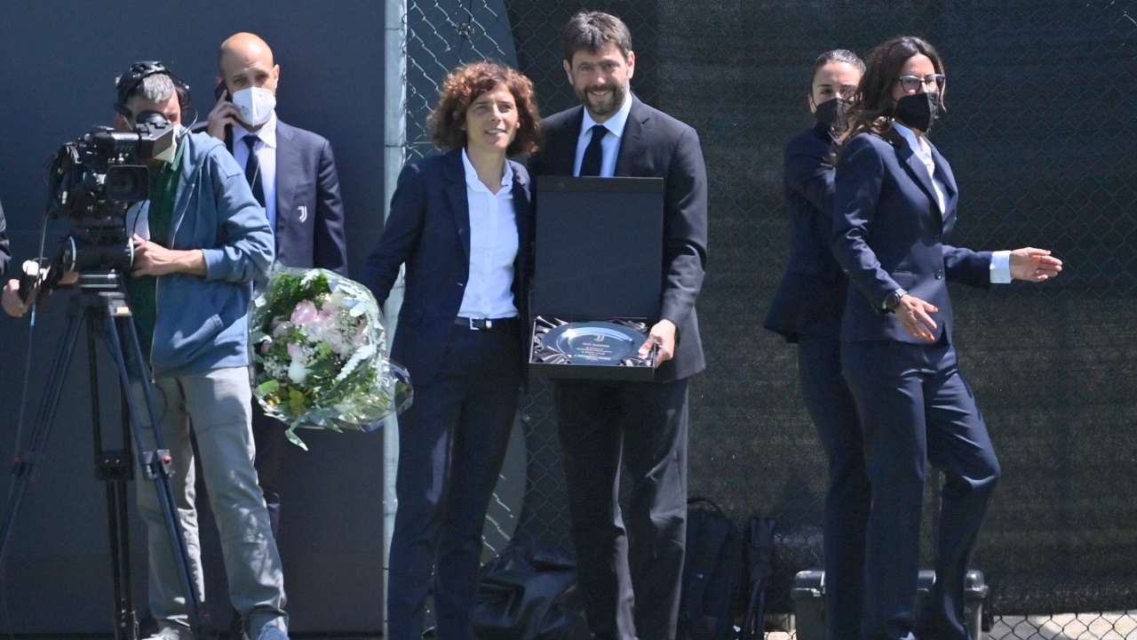 Andrea Agnelli in compagnia di Rita Guarino