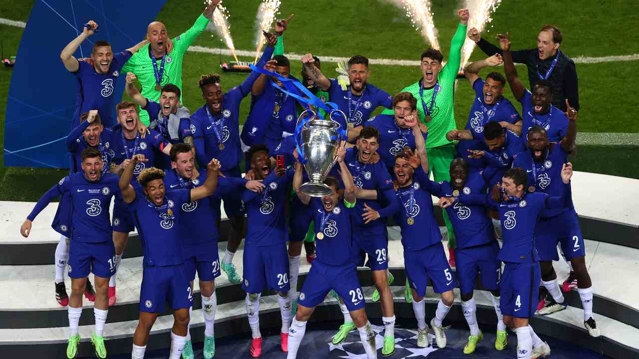 Il Chelsea ha alzato l'ultima Champions League