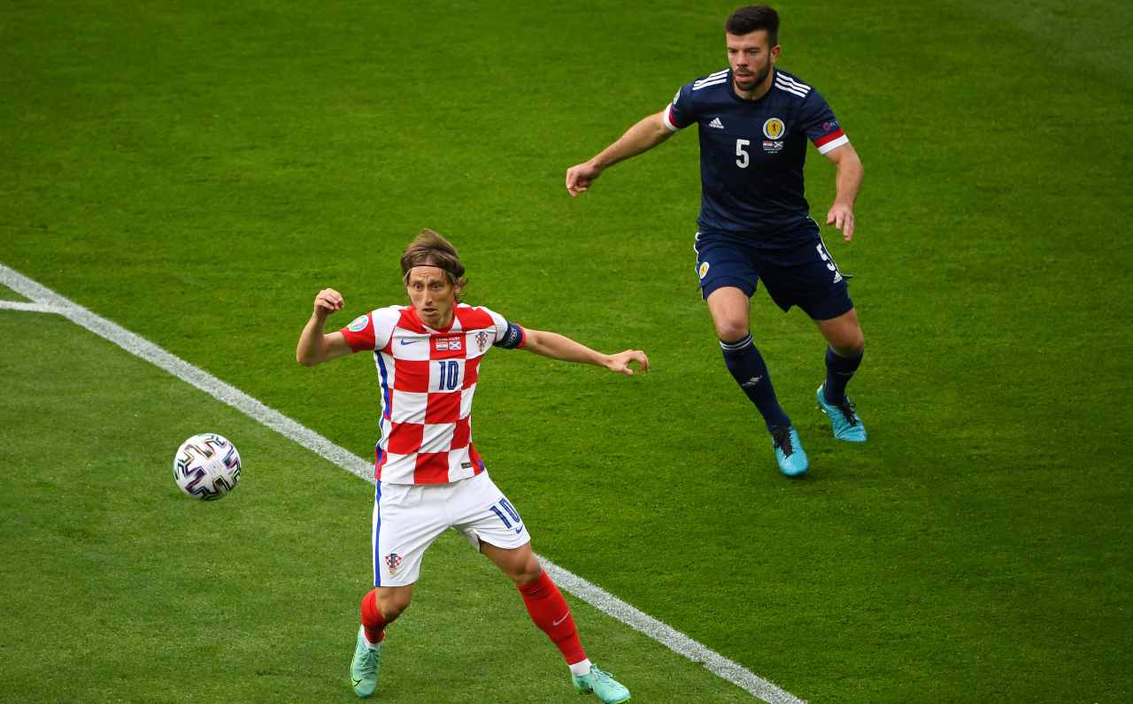 Modric in azione