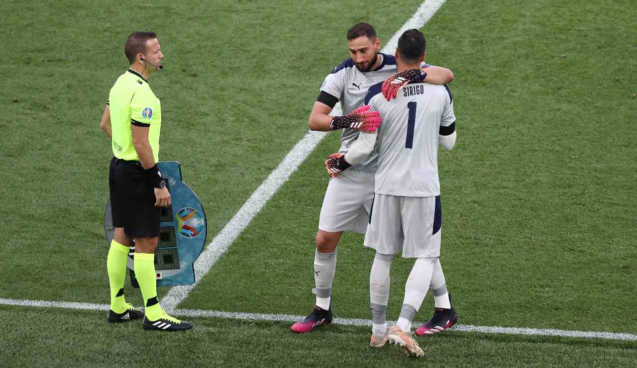 Donnarumma e Sirigu